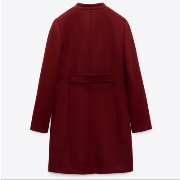 FITTED WOOL BLEND COAT - Picture 6 of 12